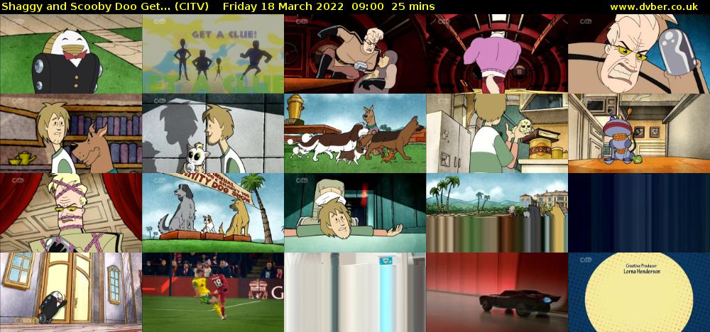Shaggy and Scooby Doo Get... (CITV) Friday 18 March 2022 09:00 - 09:25