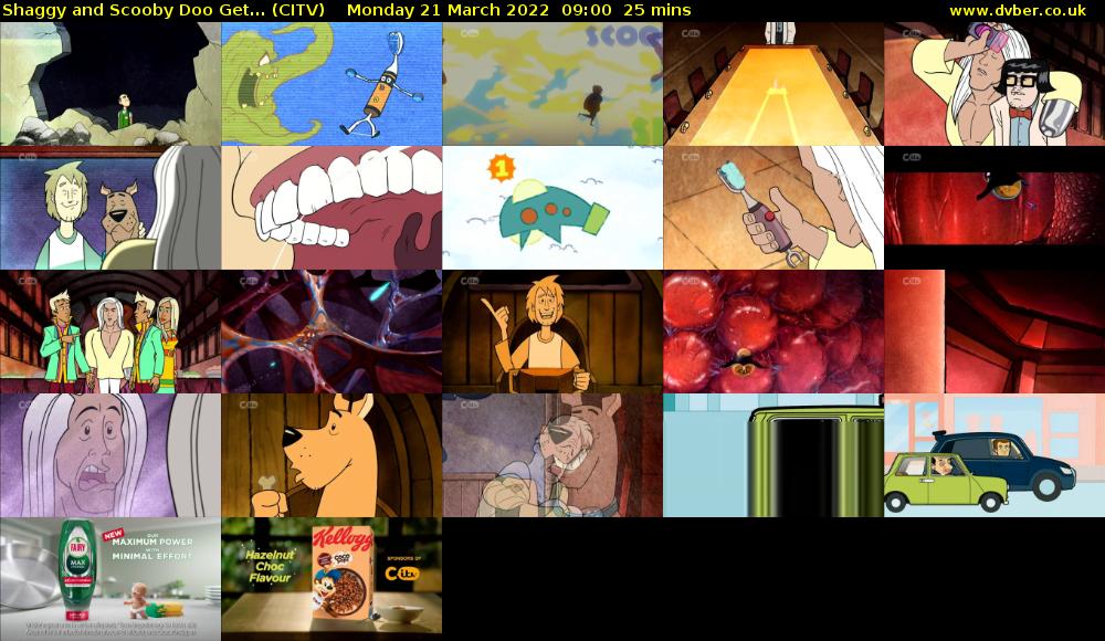 Shaggy and Scooby Doo Get... (CITV) Monday 21 March 2022 09:00 - 09:25