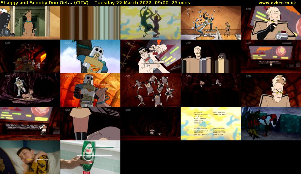 Shaggy and Scooby Doo Get... (CITV) Tuesday 22 March 2022 09:00 - 09:25