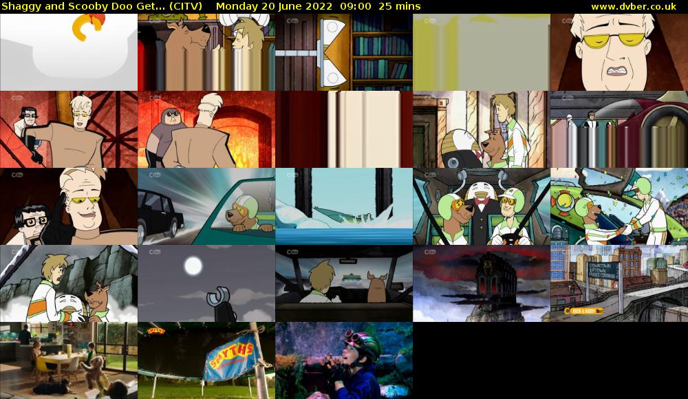 Shaggy and Scooby Doo Get... (CITV) Monday 20 June 2022 09:00 - 09:25