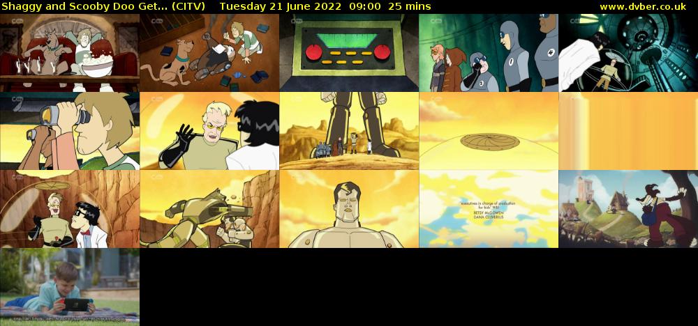 Shaggy and Scooby Doo Get... (CITV) Tuesday 21 June 2022 09:00 - 09:25