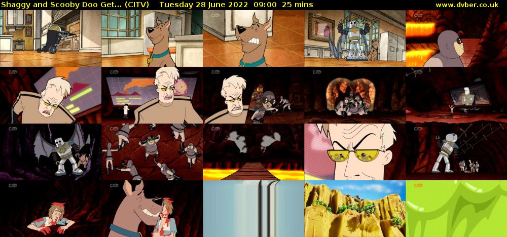 Shaggy and Scooby Doo Get... (CITV) Tuesday 28 June 2022 09:00 - 09:25