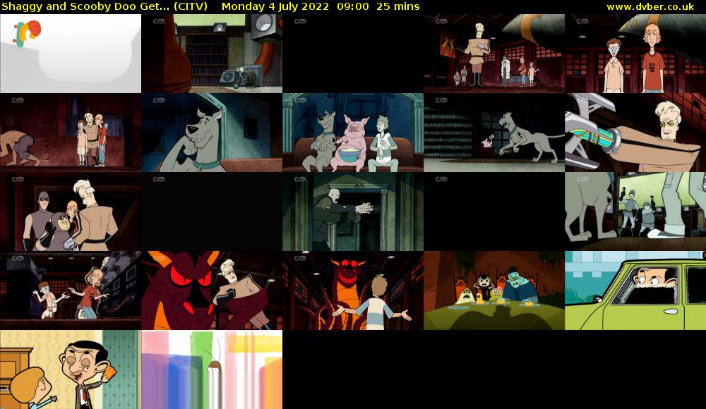 Shaggy and Scooby Doo Get... (CITV) Monday 4 July 2022 09:00 - 09:25