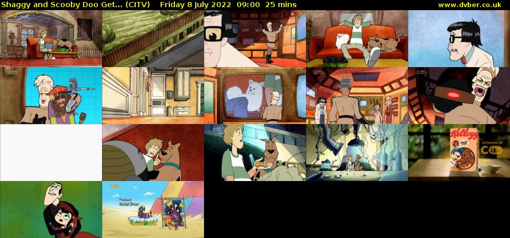 Shaggy and Scooby Doo Get... (CITV) Friday 8 July 2022 09:00 - 09:25