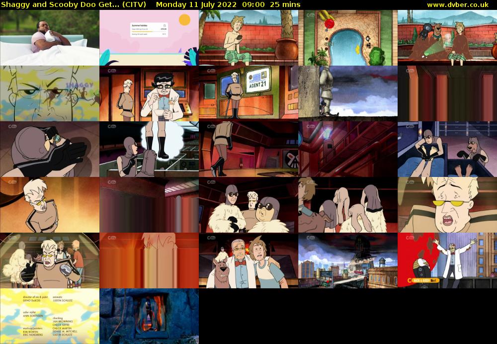 Shaggy and Scooby Doo Get... (CITV) Monday 11 July 2022 09:00 - 09:25