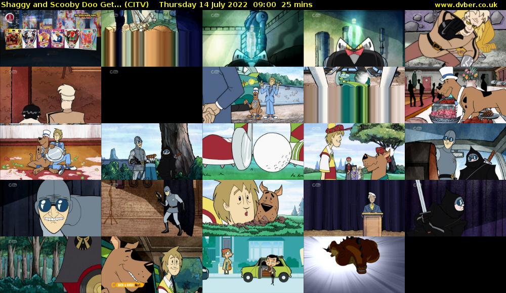 Shaggy and Scooby Doo Get... (CITV) Thursday 14 July 2022 09:00 - 09:25