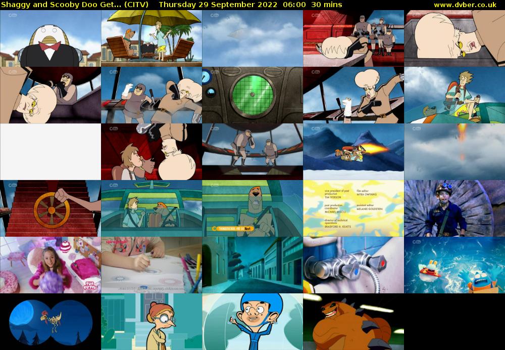Shaggy and Scooby Doo Get... (CITV) Thursday 29 September 2022 06:00 - 06:30