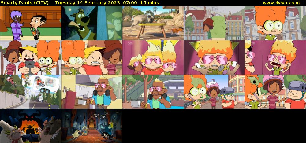Smarty Pants (CITV) Tuesday 14 February 2023 07:00 - 07:15