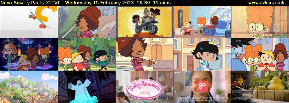 Smarty Pants (CITV) Wednesday 15 February 2023 16:30 - 16:45
