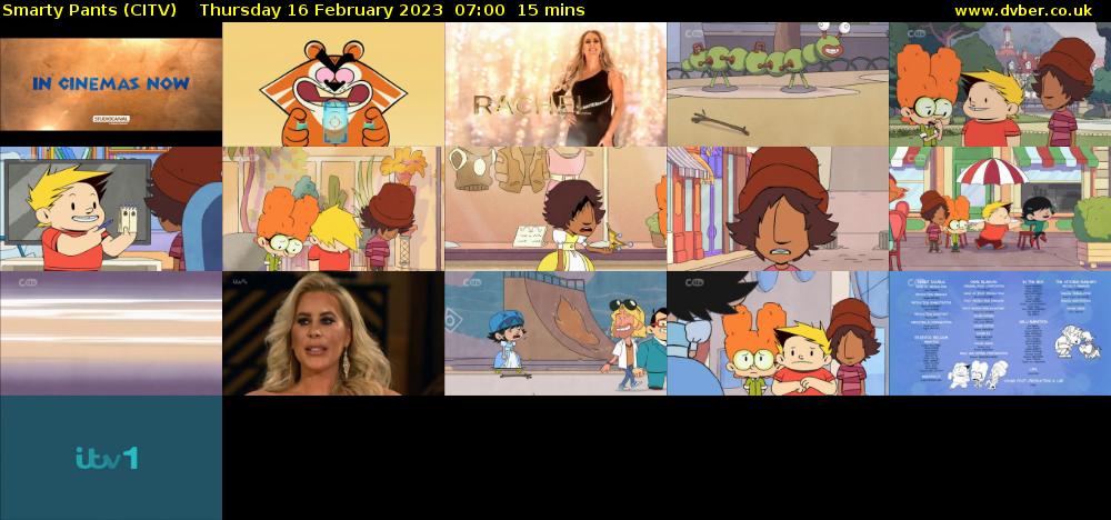 Smarty Pants (CITV) Thursday 16 February 2023 07:00 - 07:15