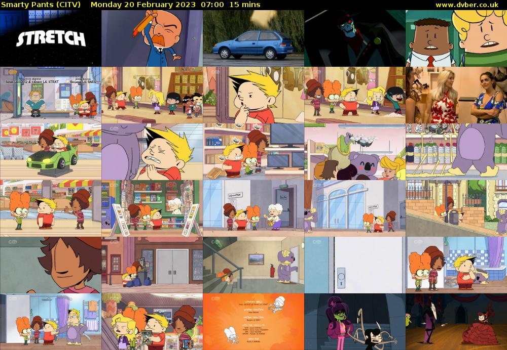 Smarty Pants (CITV) Monday 20 February 2023 07:00 - 07:15