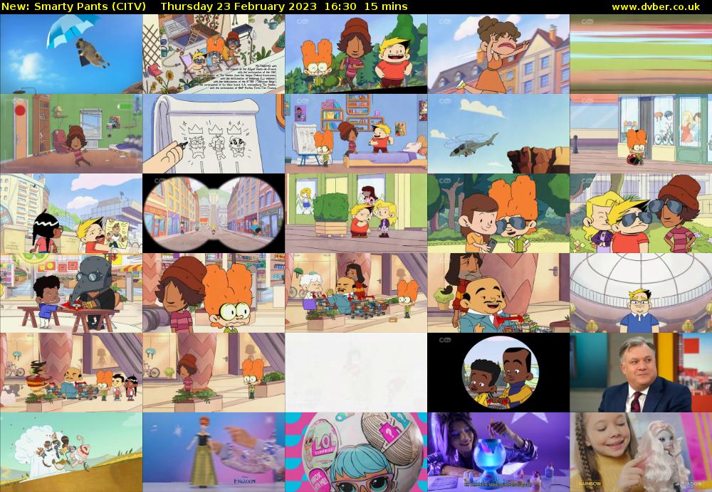 Smarty Pants (CITV) Thursday 23 February 2023 16:30 - 16:45