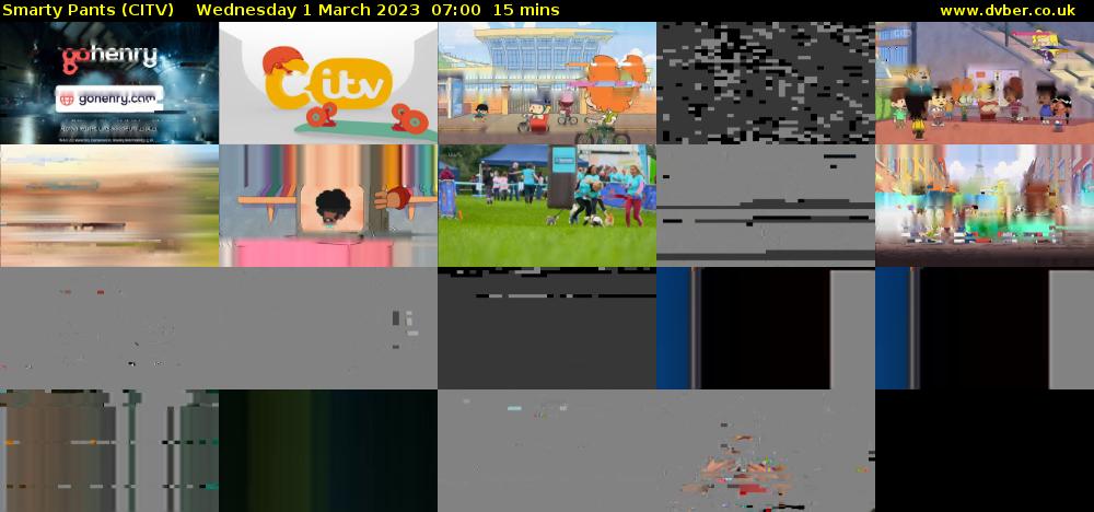 Smarty Pants (CITV) Wednesday 1 March 2023 07:00 - 07:15
