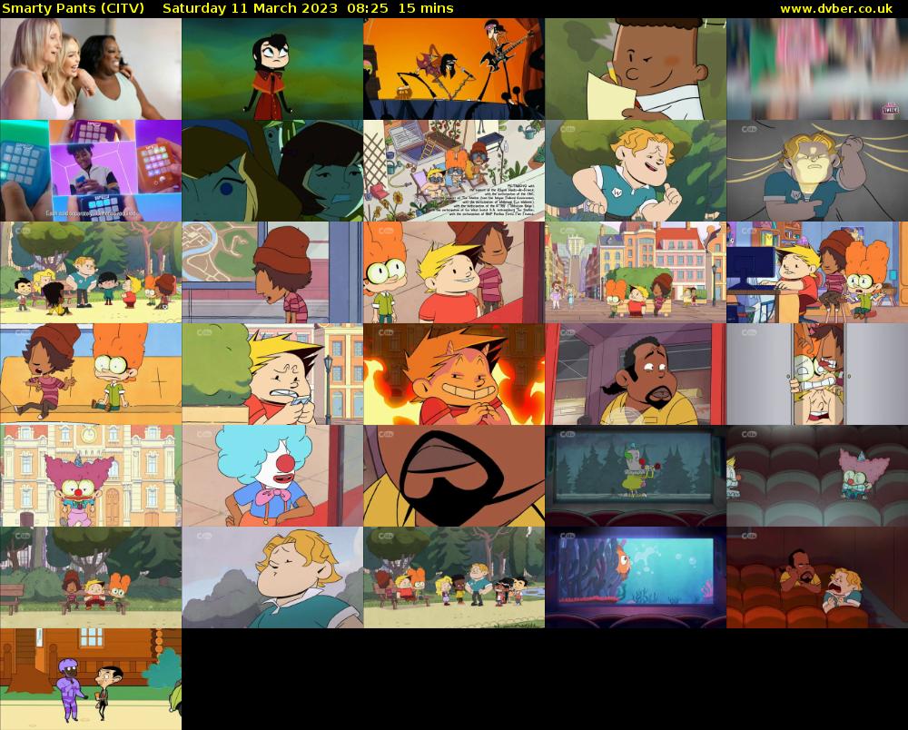 Smarty Pants (CITV) Saturday 11 March 2023 08:25 - 08:40