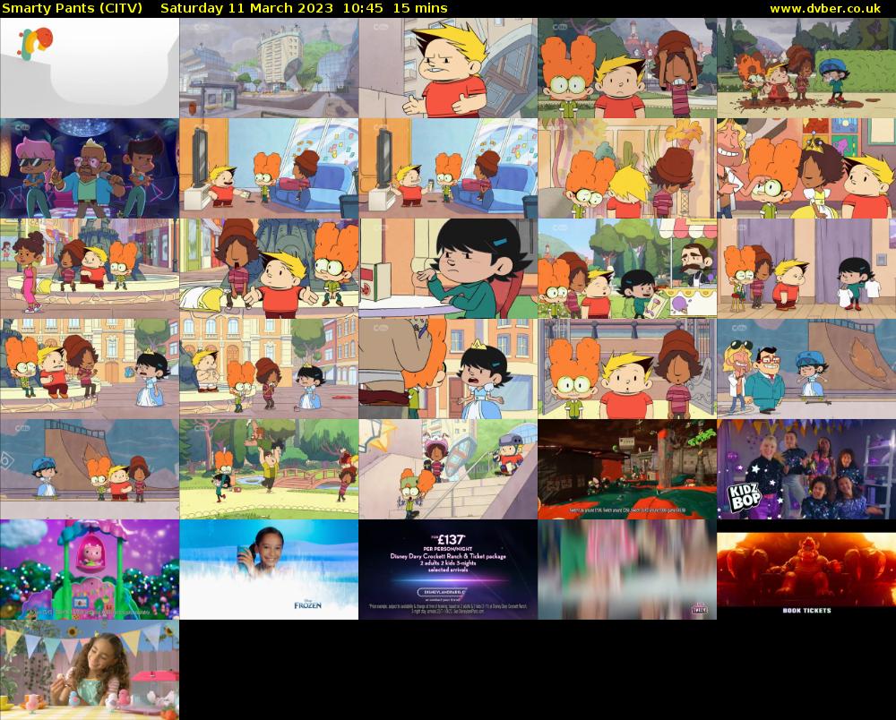 Smarty Pants (CITV) Saturday 11 March 2023 10:45 - 11:00