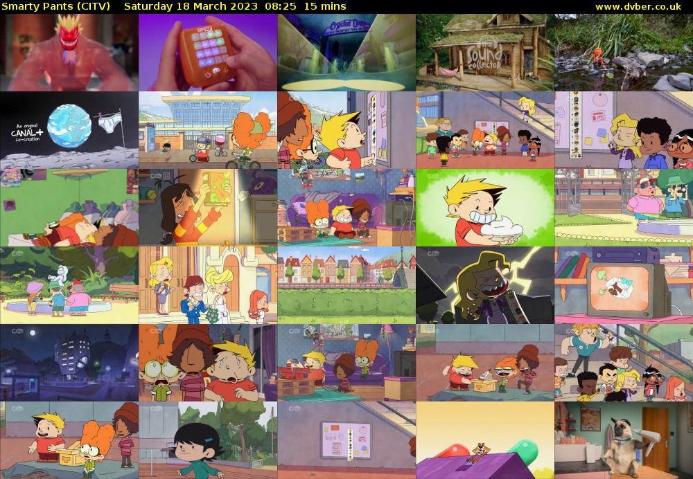 Smarty Pants (CITV) Saturday 18 March 2023 08:25 - 08:40