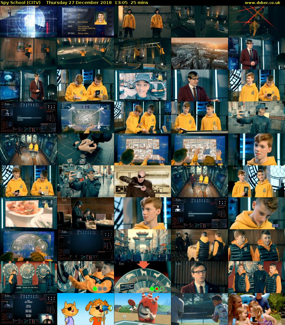 Spy School (CITV) Thursday 27 December 2018 13:05 - 13:30