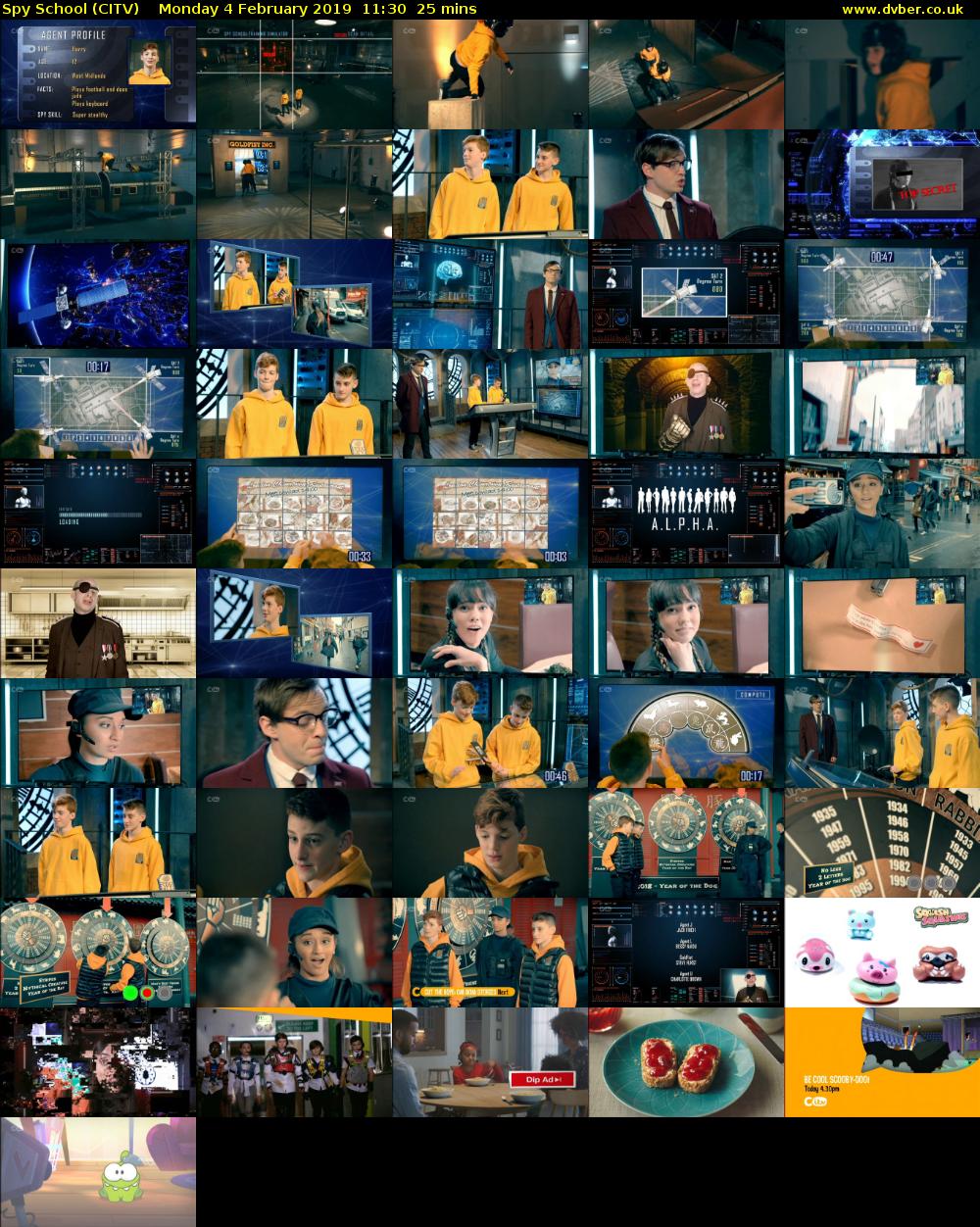 Spy School (CITV) Monday 4 February 2019 11:30 - 11:55