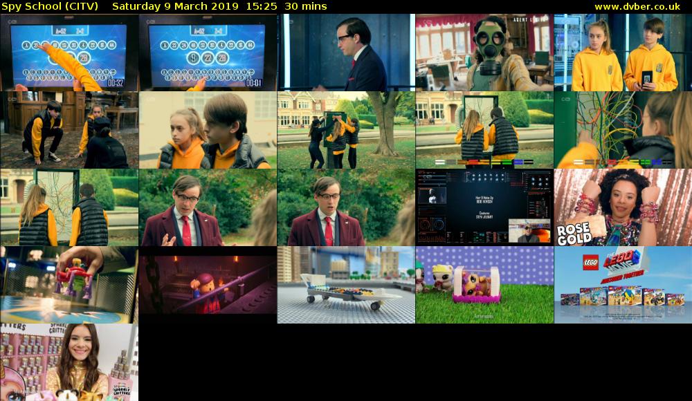 Spy School (CITV) Saturday 9 March 2019 15:25 - 15:55