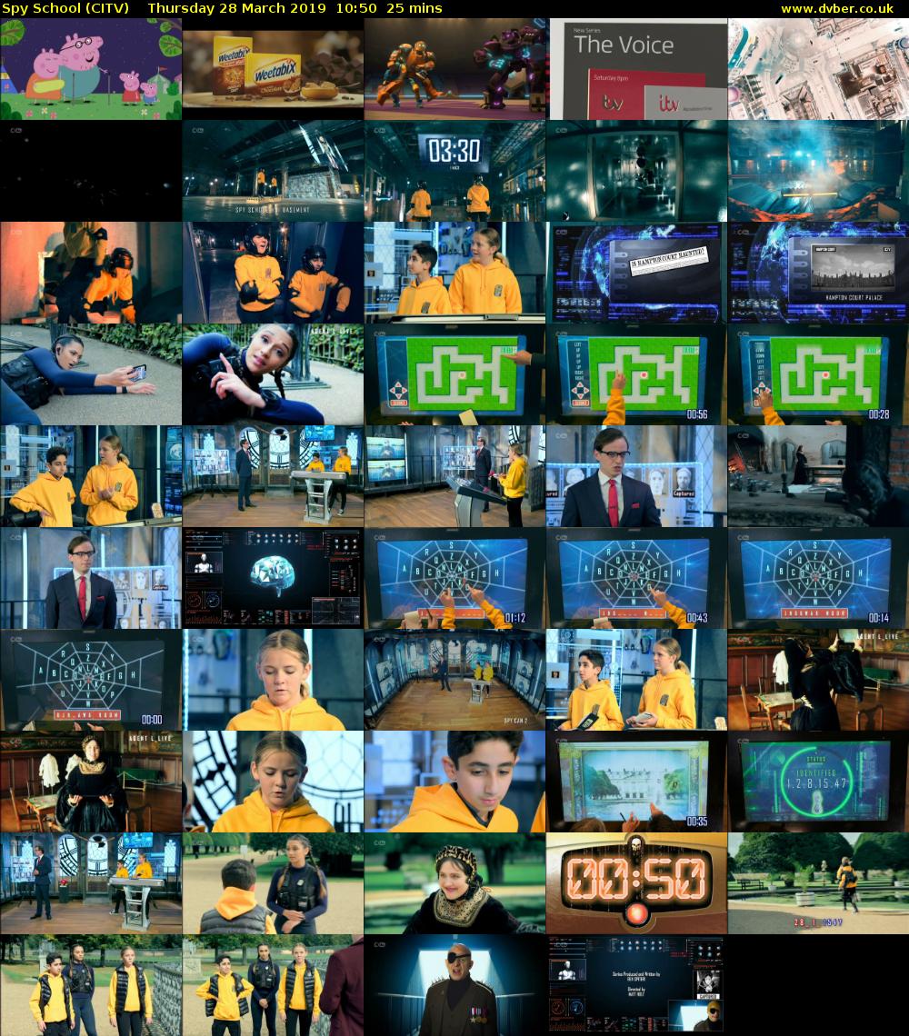 Spy School (CITV) Thursday 28 March 2019 10:50 - 11:15