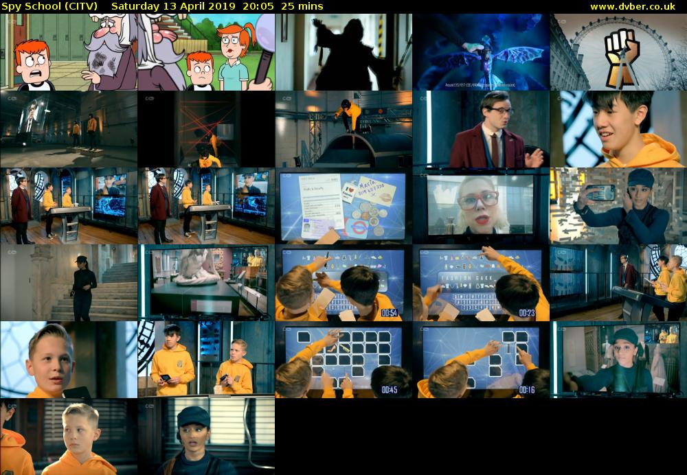 Spy School (CITV) Saturday 13 April 2019 20:05 - 20:30