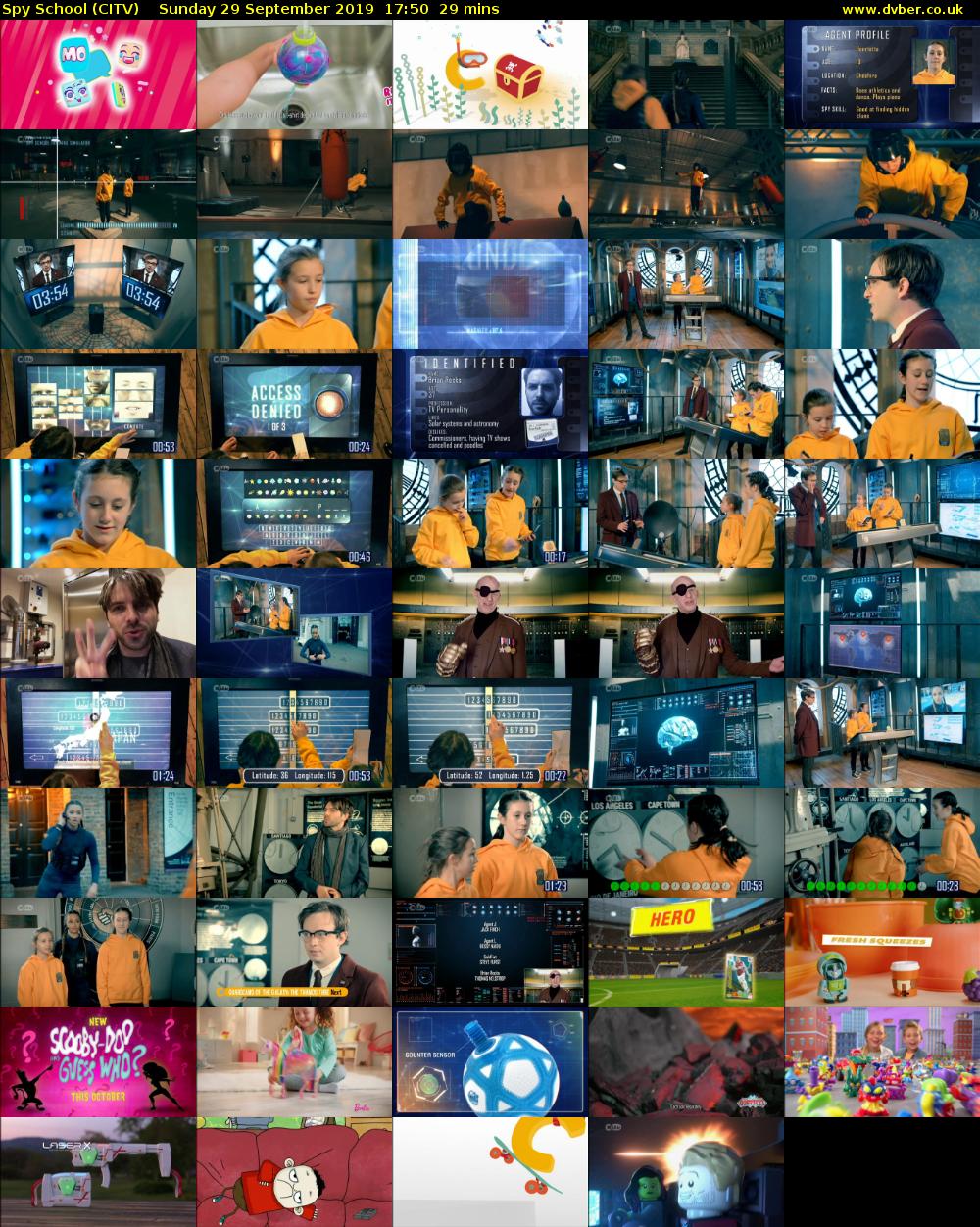 Spy School (CITV) Sunday 29 September 2019 17:50 - 18:19