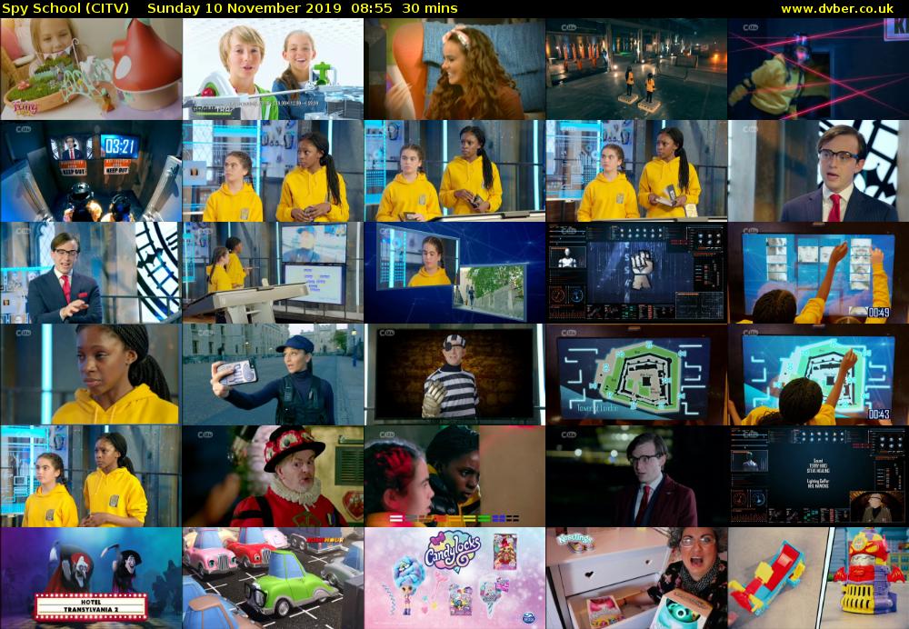 Spy School (CITV) Sunday 10 November 2019 08:55 - 09:25