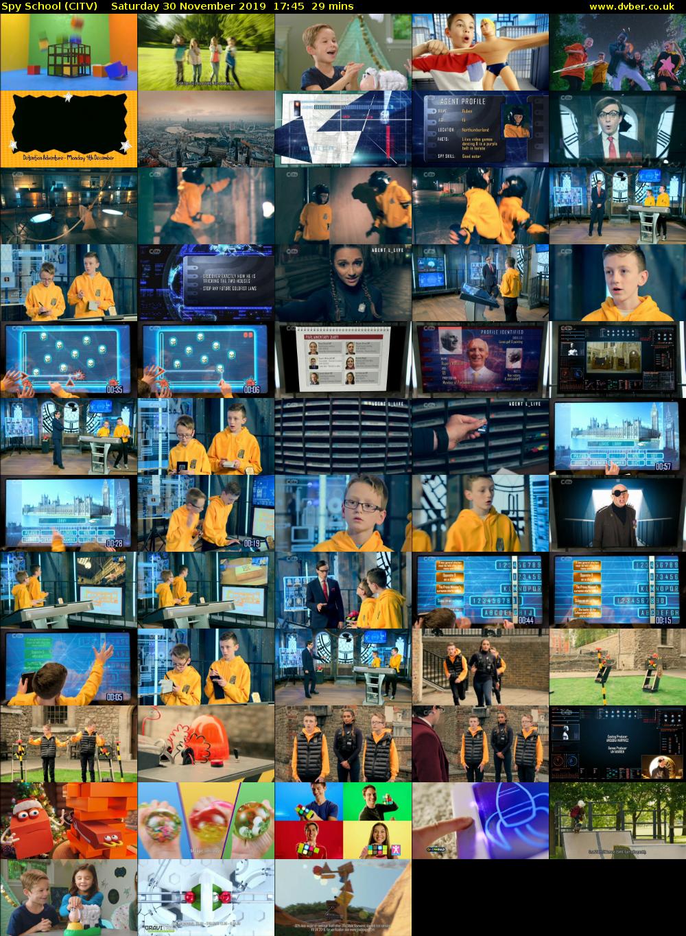 Spy School (CITV) Saturday 30 November 2019 17:45 - 18:14