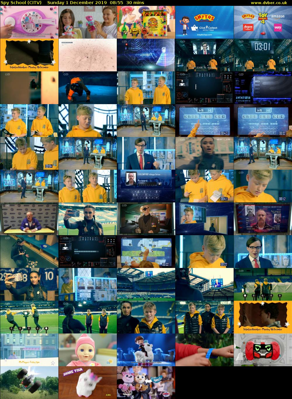 Spy School (CITV) Sunday 1 December 2019 08:55 - 09:25