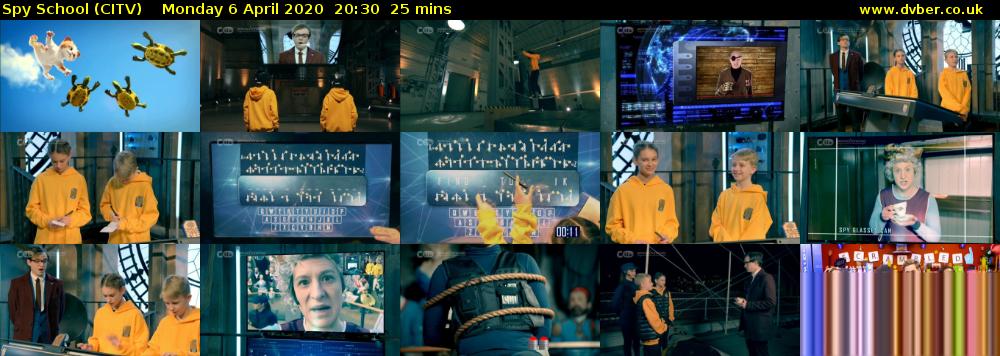 Spy School (CITV) Monday 6 April 2020 20:30 - 20:55