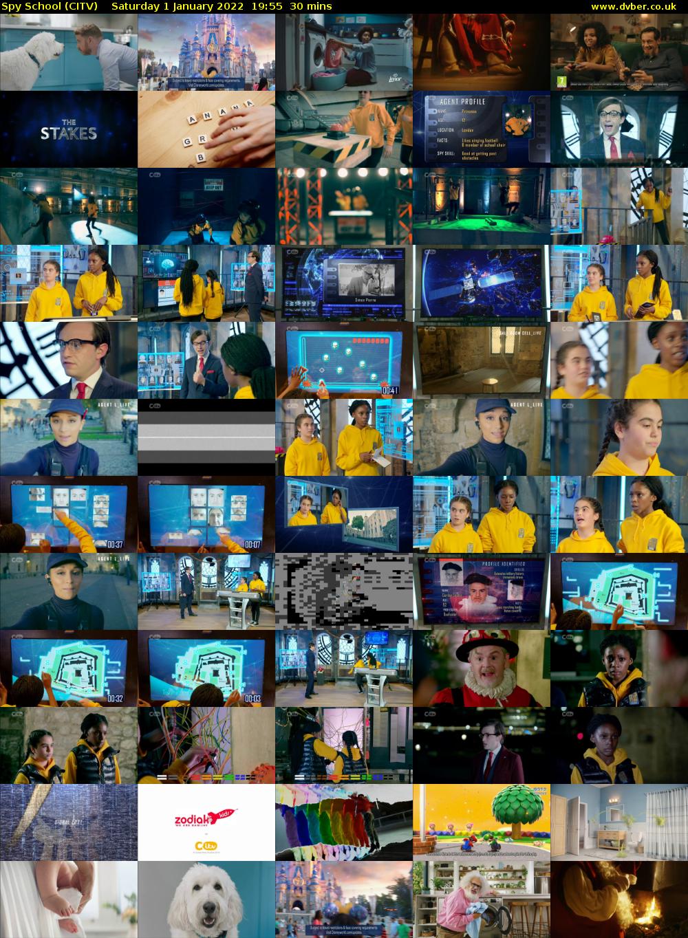 Spy School (CITV) Saturday 1 January 2022 19:55 - 20:25