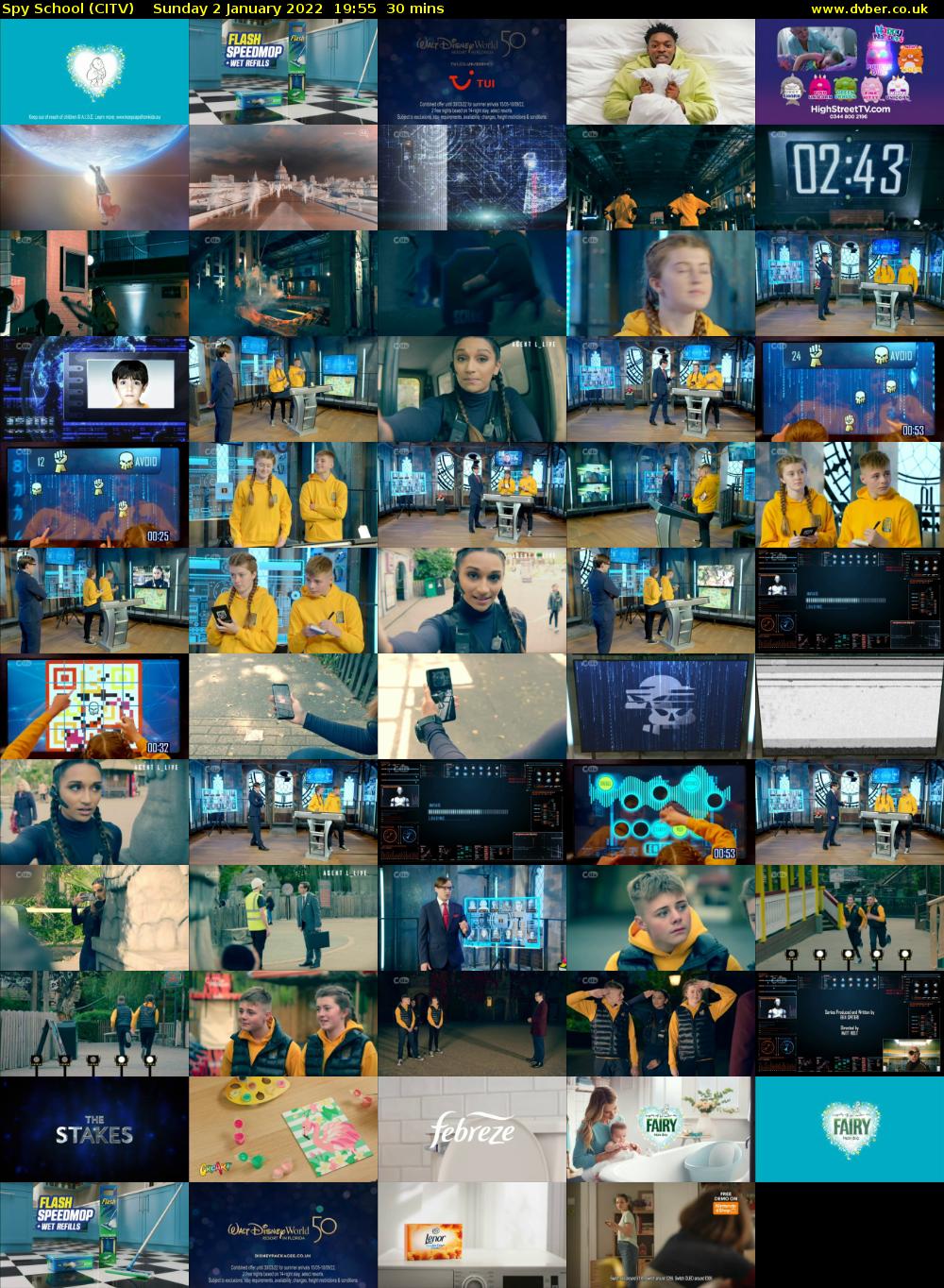 Spy School (CITV) Sunday 2 January 2022 19:55 - 20:25