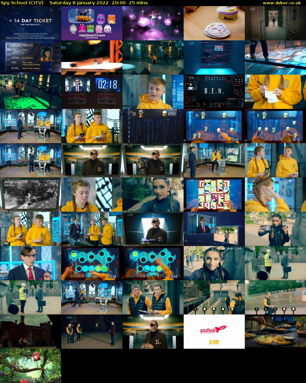 Spy School (CITV) Saturday 8 January 2022 20:00 - 20:25