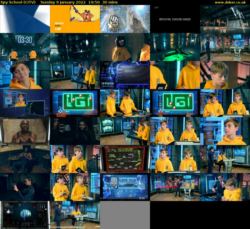 Spy School (CITV) Sunday 9 January 2022 19:50 - 20:20