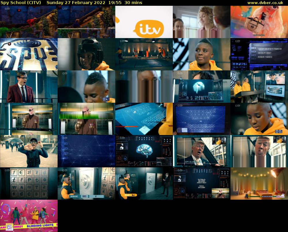 Spy School (CITV) Sunday 27 February 2022 19:55 - 20:25