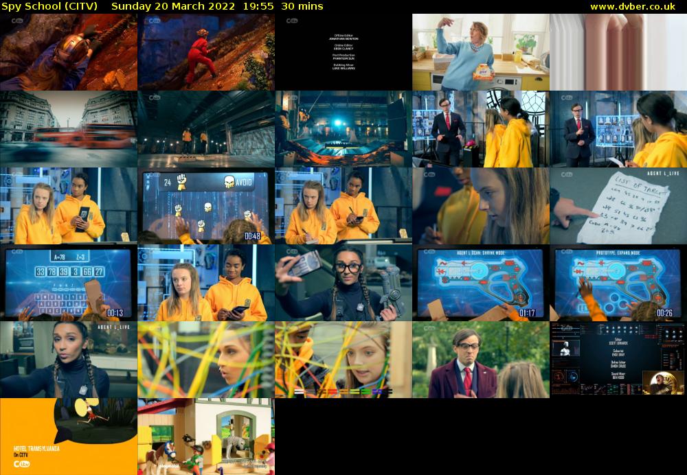 Spy School (CITV) Sunday 20 March 2022 19:55 - 20:25