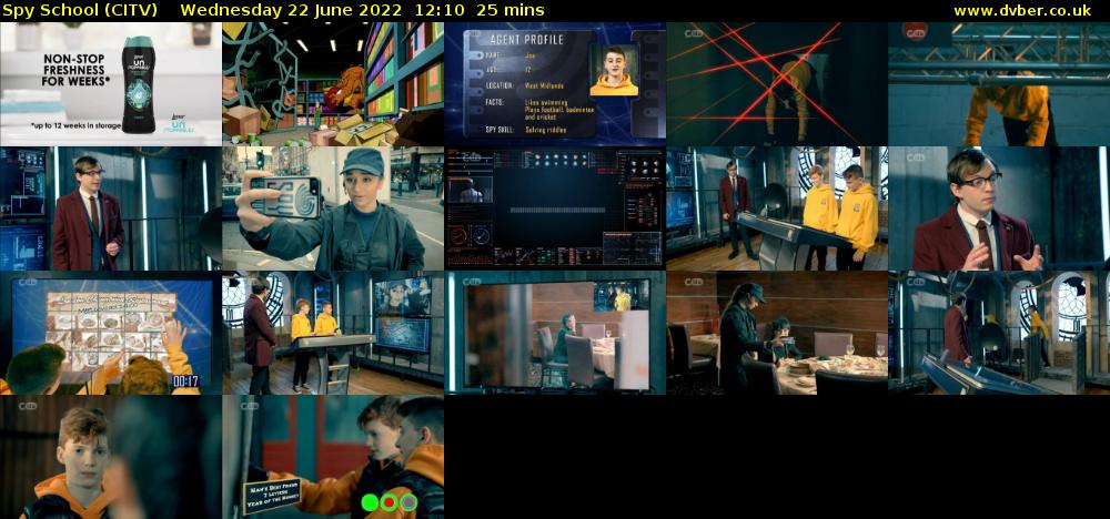 Spy School (CITV) Wednesday 22 June 2022 12:10 - 12:35