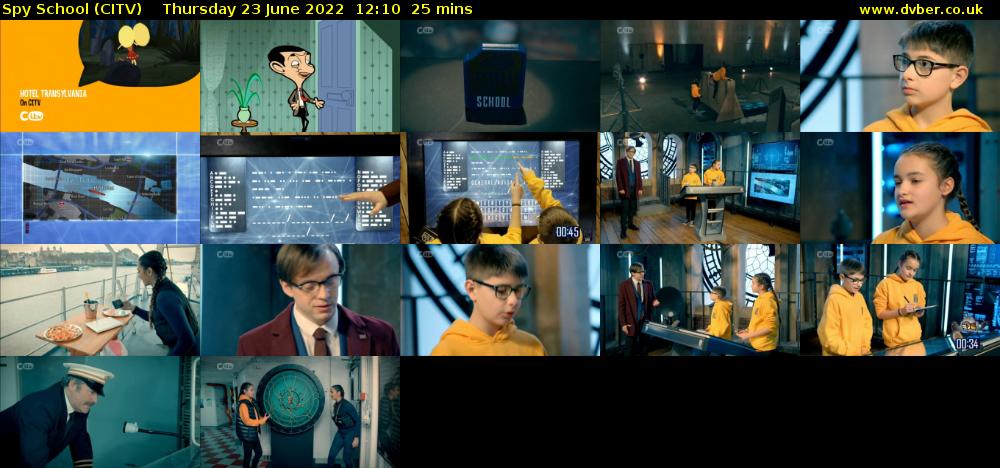 Spy School (CITV) Thursday 23 June 2022 12:10 - 12:35