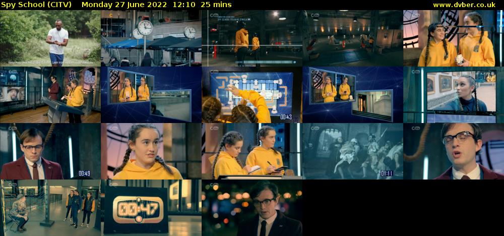 Spy School (CITV) Monday 27 June 2022 12:10 - 12:35