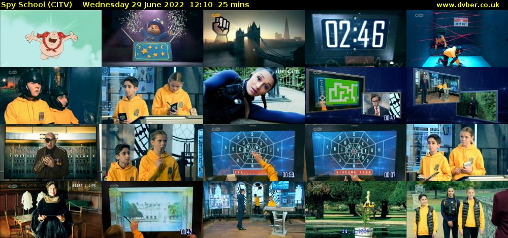 Spy School (CITV) Wednesday 29 June 2022 12:10 - 12:35