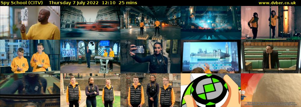Spy School (CITV) Thursday 7 July 2022 12:10 - 12:35