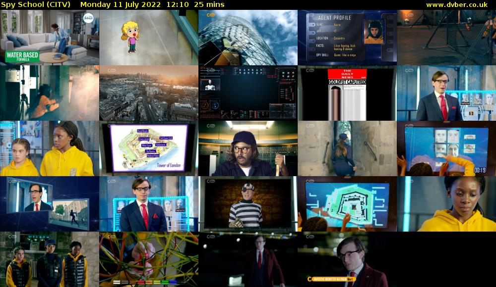 Spy School (CITV) Monday 11 July 2022 12:10 - 12:35