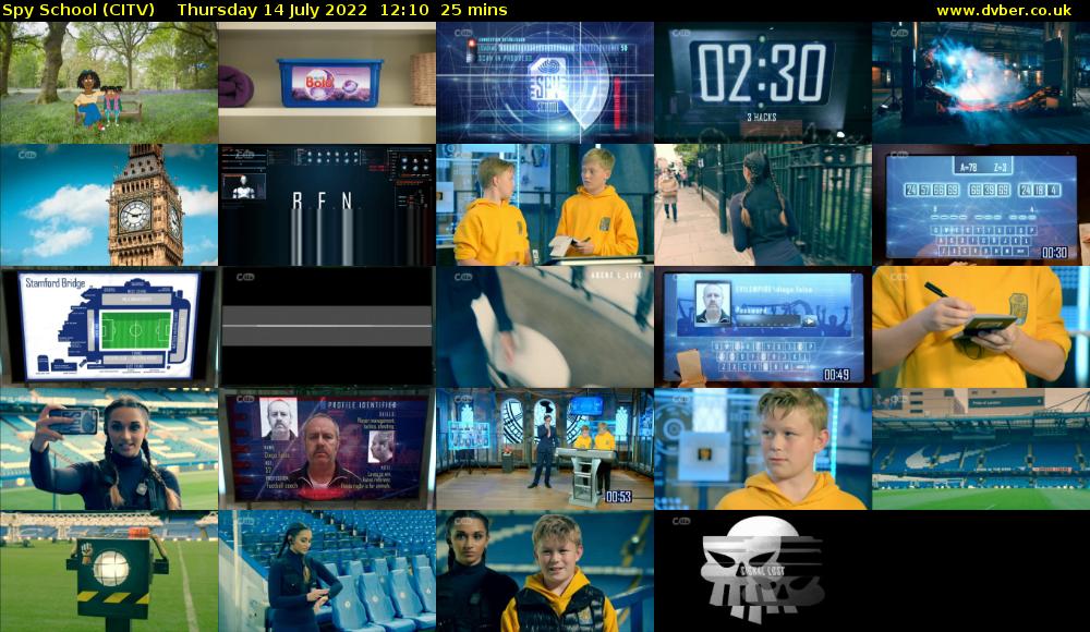 Spy School (CITV) Thursday 14 July 2022 12:10 - 12:35