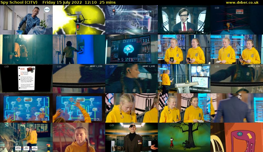 Spy School (CITV) Friday 15 July 2022 12:10 - 12:35