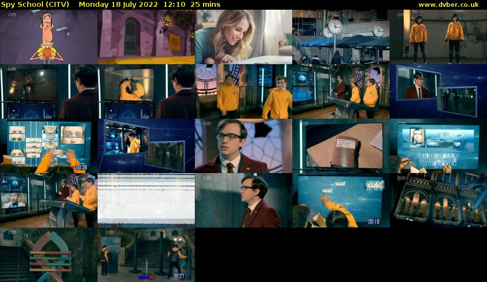 Spy School (CITV) Monday 18 July 2022 12:10 - 12:35