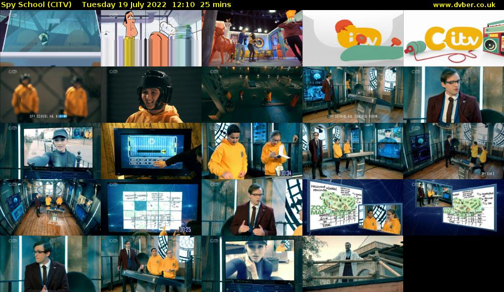 Spy School (CITV) Tuesday 19 July 2022 12:10 - 12:35