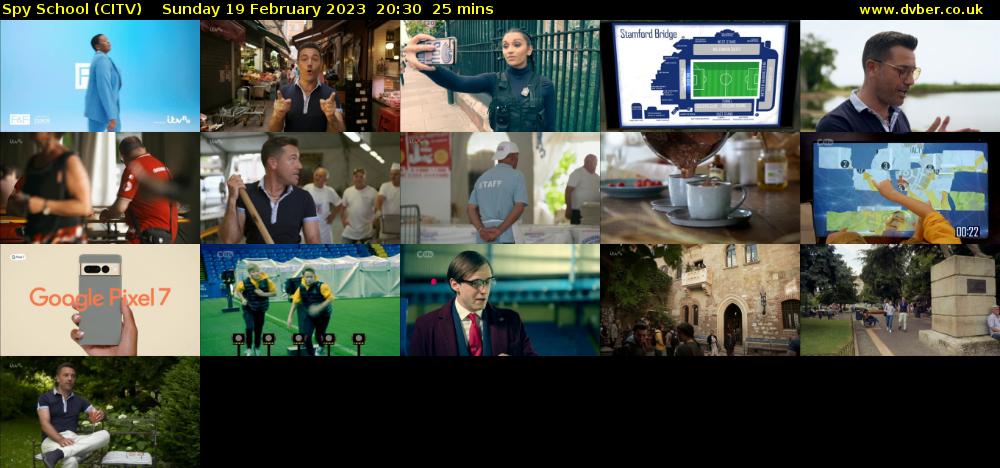 Spy School (CITV) Sunday 19 February 2023 20:30 - 20:55