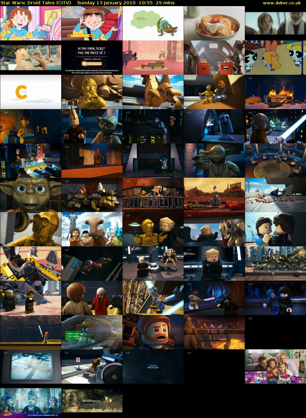 Star Wars: Droid Tales (CITV) Sunday 13 January 2019 10:55 - 11:24