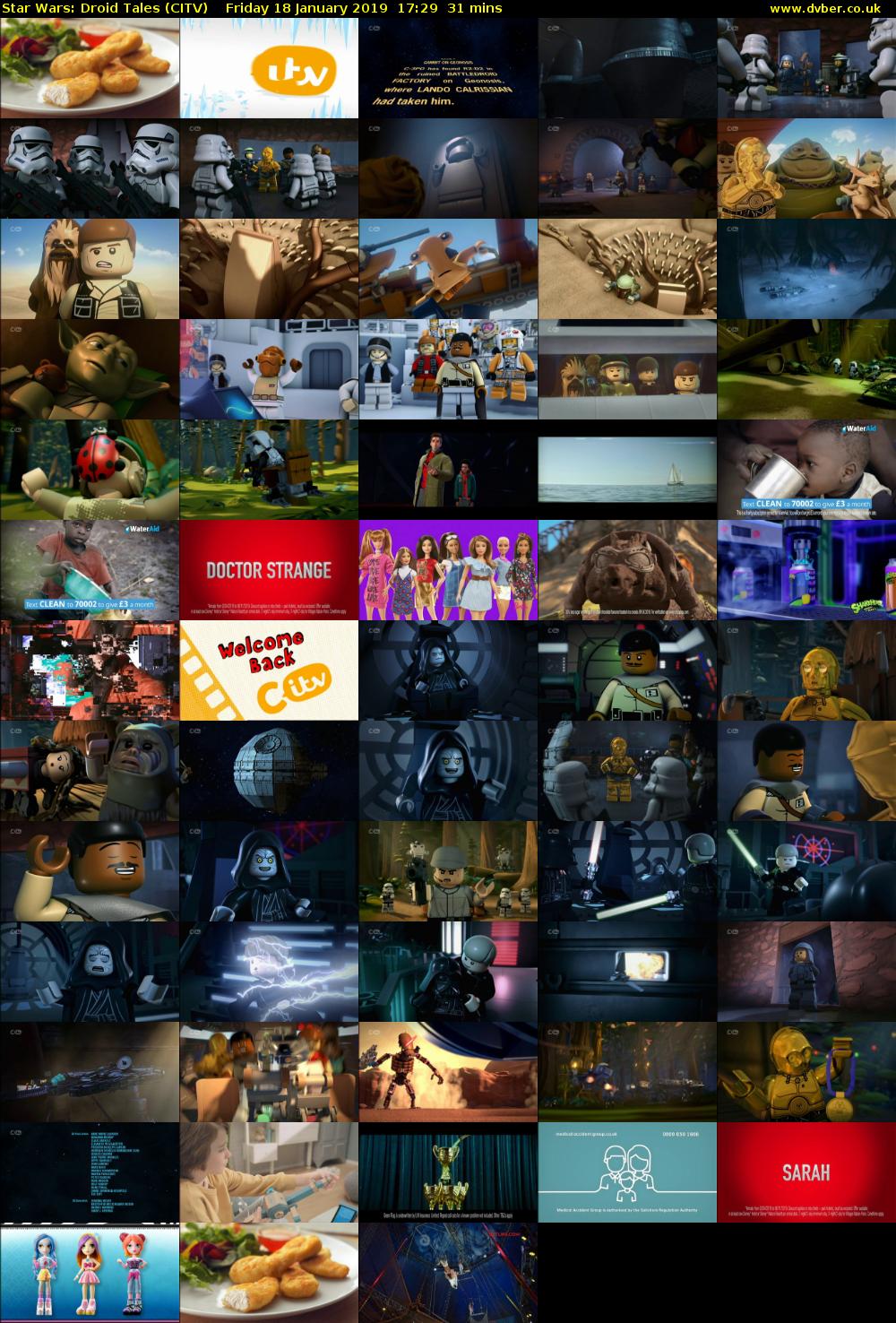 Star Wars: Droid Tales (CITV) Friday 18 January 2019 17:29 - 18:00