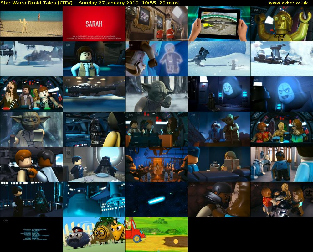 Star Wars: Droid Tales (CITV) Sunday 27 January 2019 10:55 - 11:24